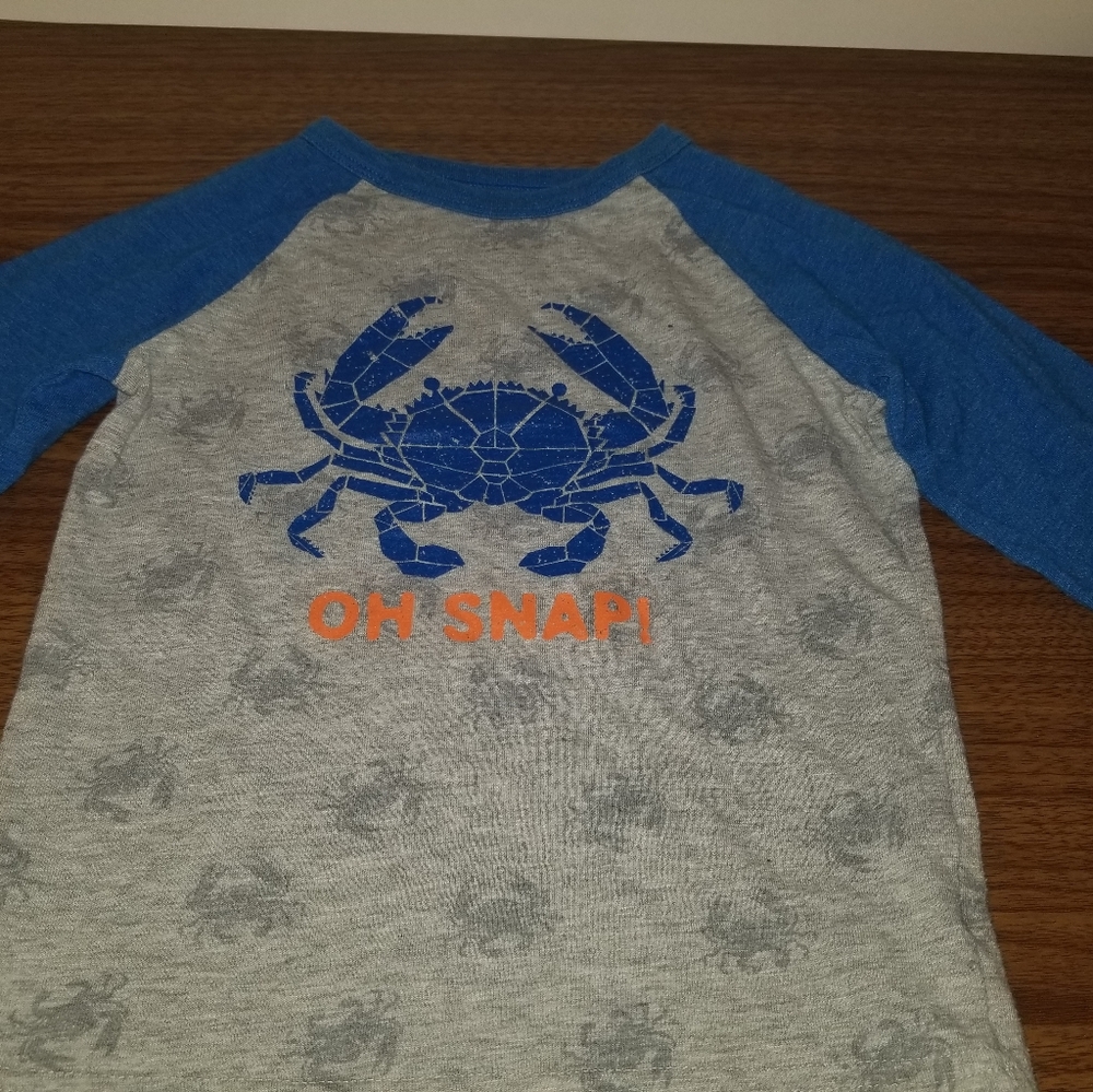 Cat and Jack OH SNAP Kids Long Sleeved Shirt
